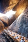 cave dinner namibia