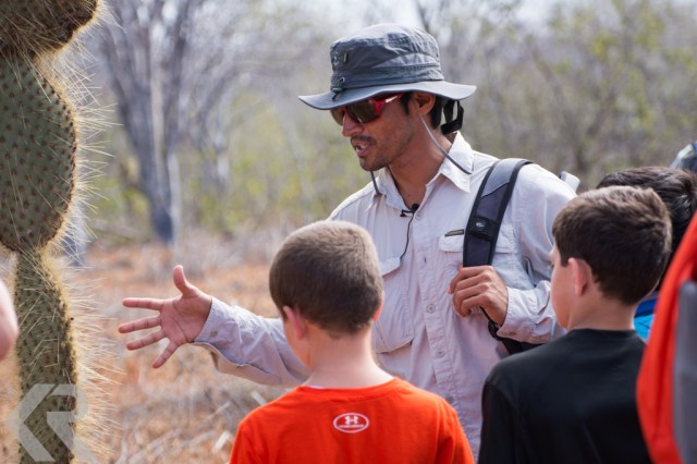 Naturalist on the Galapagos.