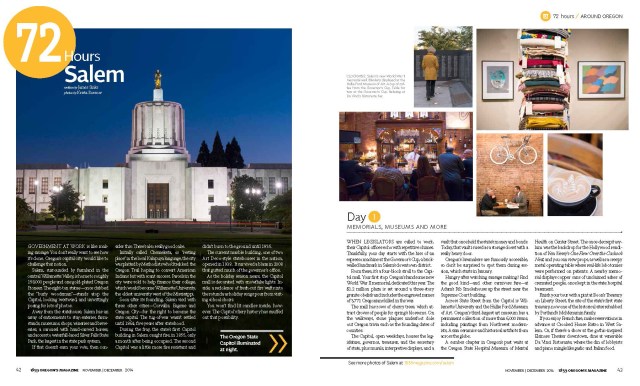 Layout from 72 Hours Salem story.