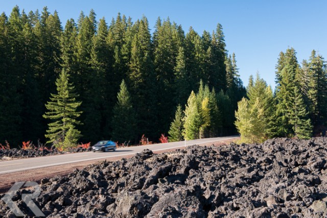 Picture of lava fields in Oregon