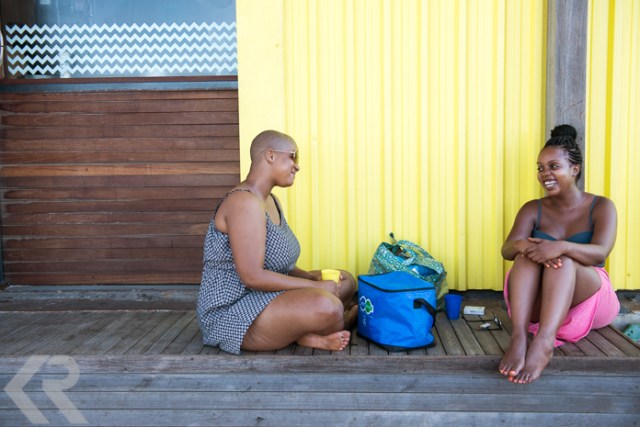 Picture of two South African women in Durban