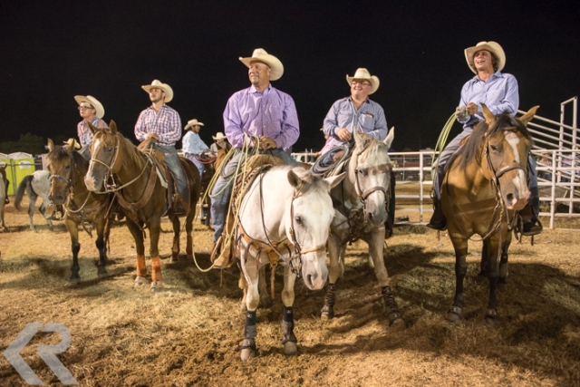 Picture of cowboys at a rodeo in Texas