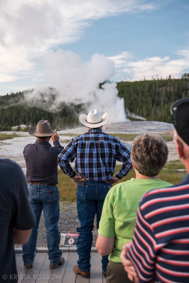 Krista-Rossow-Yellowstone-Old-Faithful-cowboys