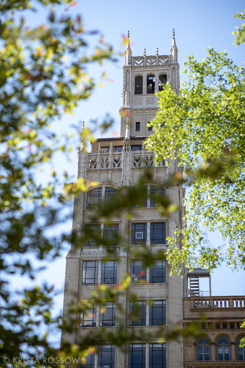 Street scene in downtown Ashevillle, North Carolina.