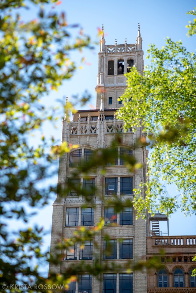 Street scene in downtown Ashevillle, North Carolina.